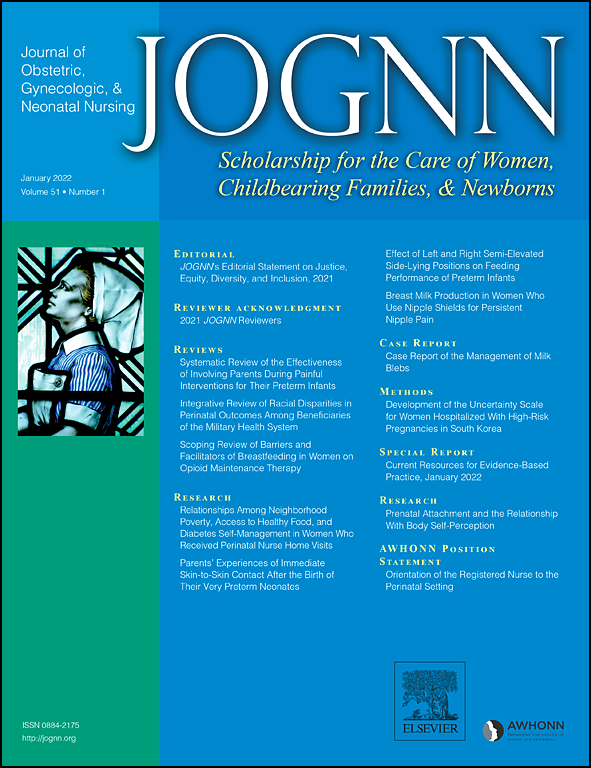 Journal of Obstetric, Gynecologic & Neonatal Nursing