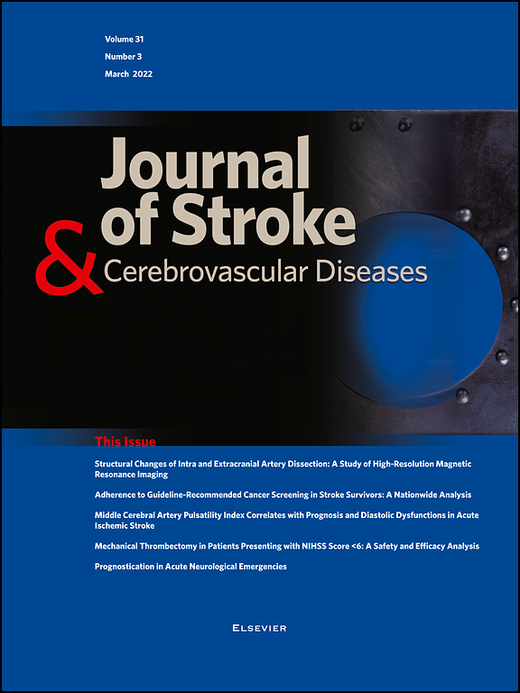 Journal of Stroke and Cerebrovascular Diseases