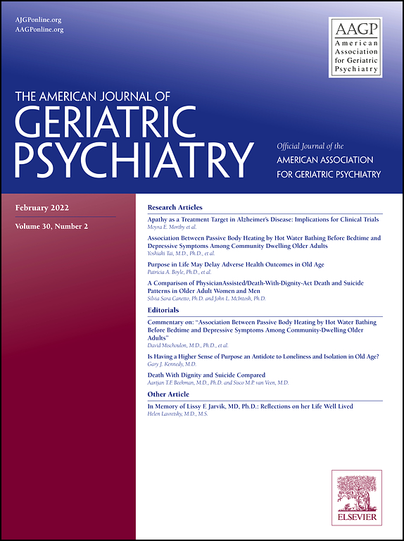 The American Journal of Geriatric Psychiatry