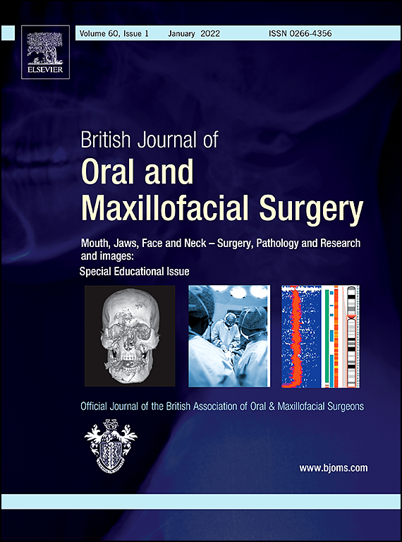 British Journal of Oral & Maxillofacial Surgery