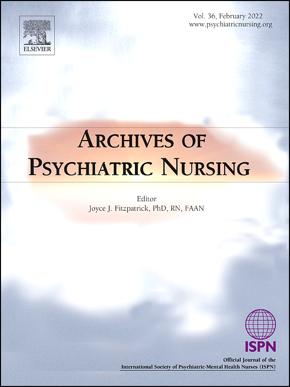 Archives of Psychiatric Nursing