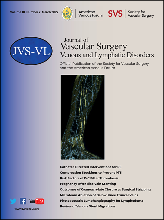 Journal of Vascular Surgery: Venous and Lymphatic Disorders