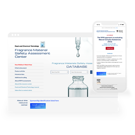 Sponsored banners placed on Resource Centers/Hubs published by Elsevier.