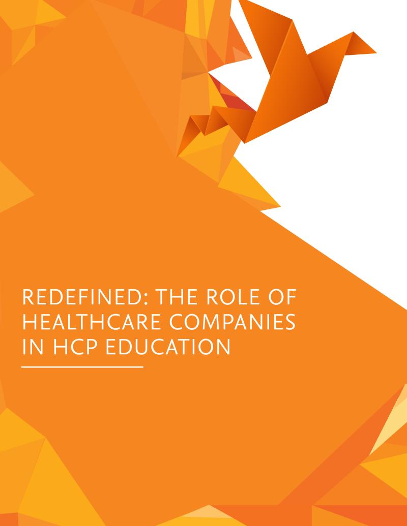 Role of Healthcare Companies in HCP Education Cover