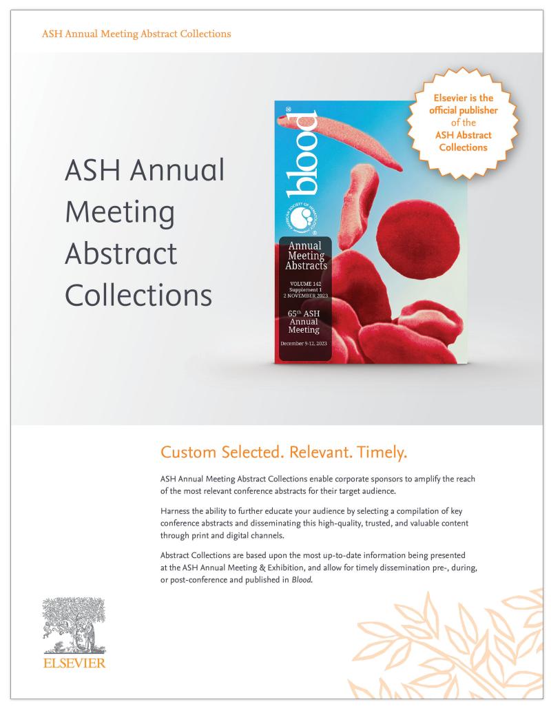 ASH Sponsored Abstract Collections