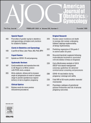 American Journal of Obstetrics and Gynecology 