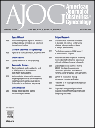 American Journal of Obstetrics and Gynecology