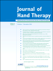 Journal of Hand Therapy