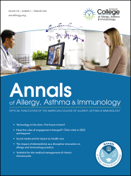 Annals of Allergy, Asthma & Immunology