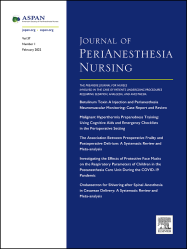 Journal of PeriAnesthesia Nursing