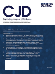 Canadian Journal of Diabetes