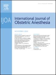 International Journal of Obstetric Anesthesia